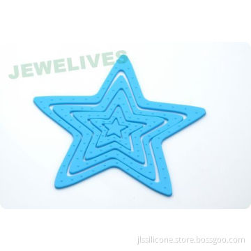 Silicone Non Stick Star Shape Of Cup Mat 